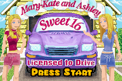 Mary-Kate and Ashley Sweet 16 - Licensed to Drive Title Screen